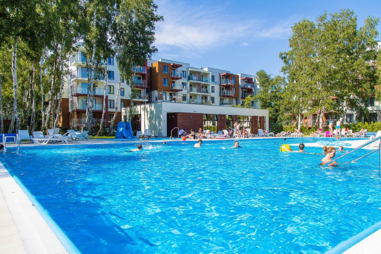 Apartament Pomaranczowy Z Basenem,Sauna-Blisko Morza. Kołobrzeg Buitenkant foto