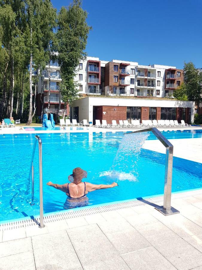 Apartament Pomaranczowy Z Basenem,Sauna-Blisko Morza. Kołobrzeg Buitenkant foto