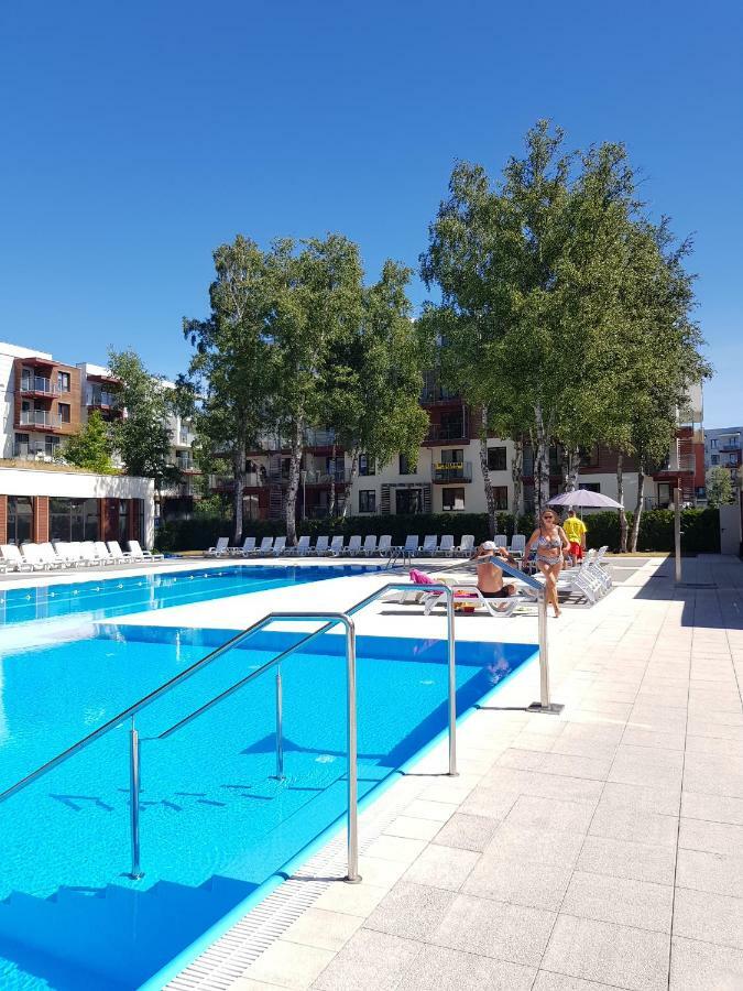 Apartament Pomaranczowy Z Basenem,Sauna-Blisko Morza. Kołobrzeg Buitenkant foto