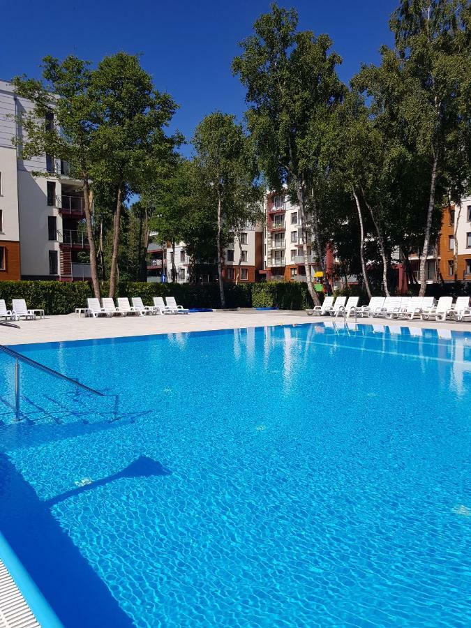 Apartament Pomaranczowy Z Basenem,Sauna-Blisko Morza. Kołobrzeg Buitenkant foto