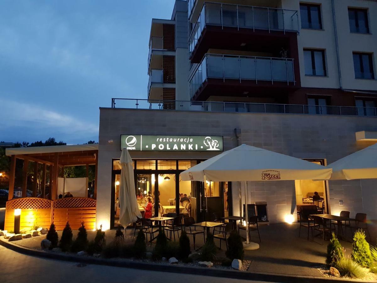 Apartament Pomaranczowy Z Basenem,Sauna-Blisko Morza. Kołobrzeg Buitenkant foto